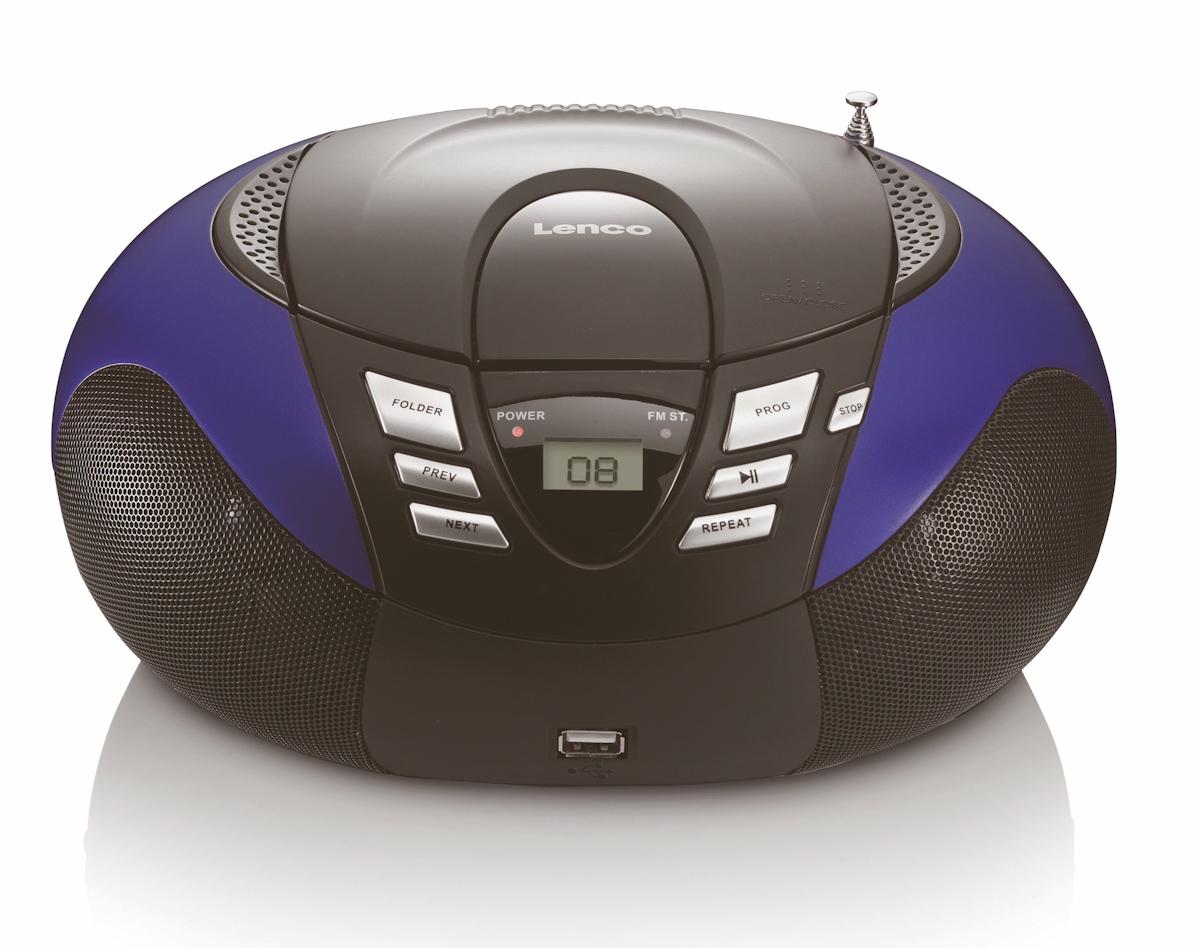 Radioodtwarzacz Lenco SCD-37 (niebieski)