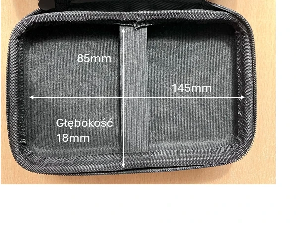 Etui Reinston EEHD01 Na dysk twardy 2,5" Czarny