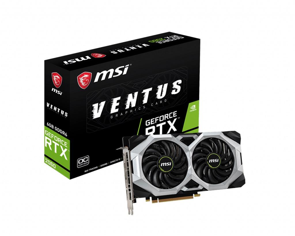 MSI Geforce RTX 2060 Ventus 6G OC 192bit