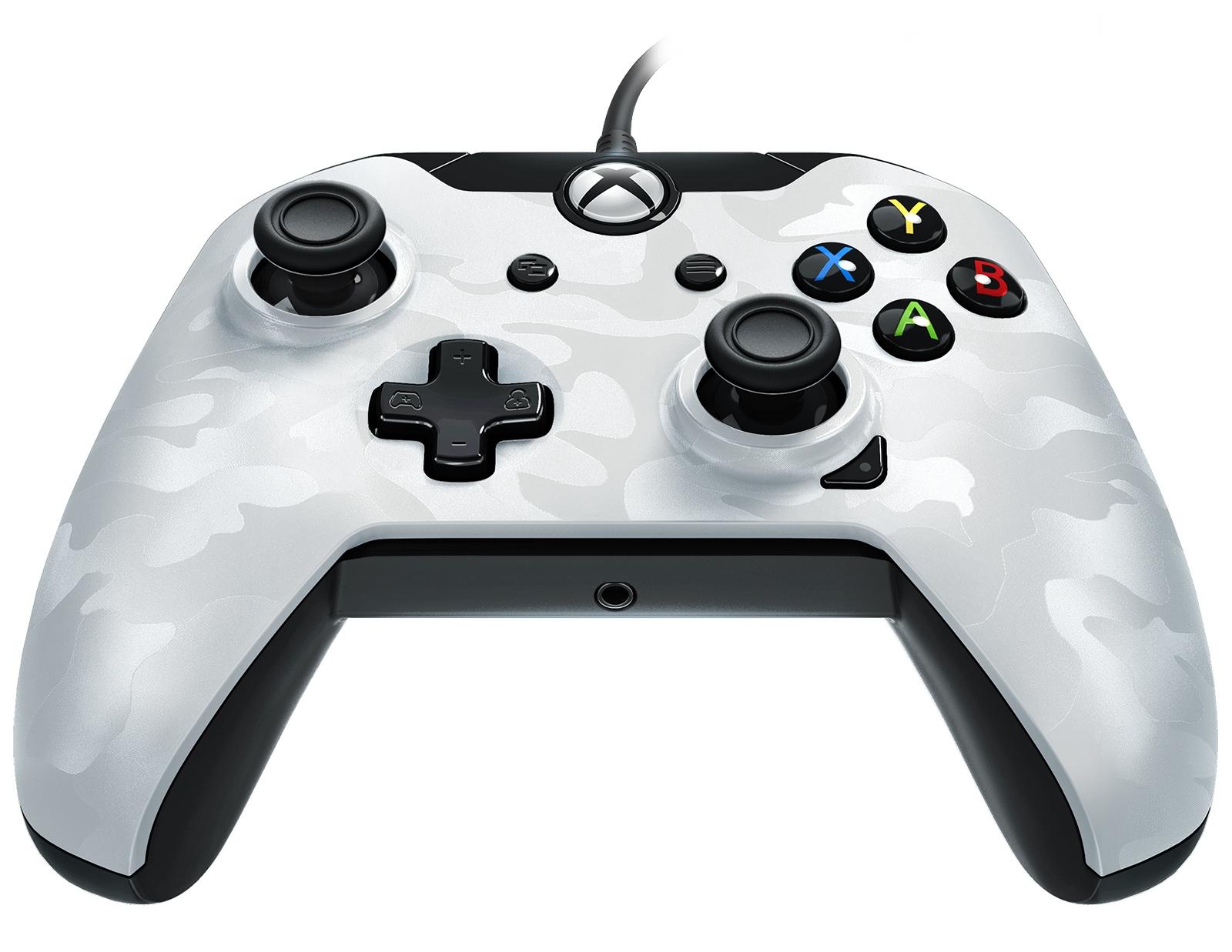 Pad PDP Xbox One & Windows - przewodowy -camo biały