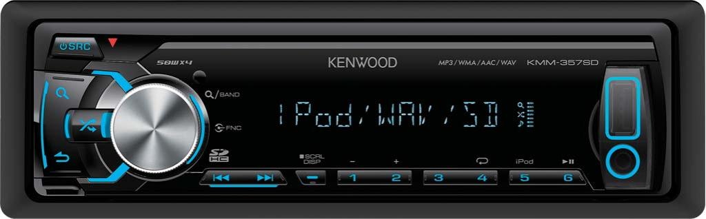 Radioodtwarzacz samochodowy Kenwood KMM-357SD