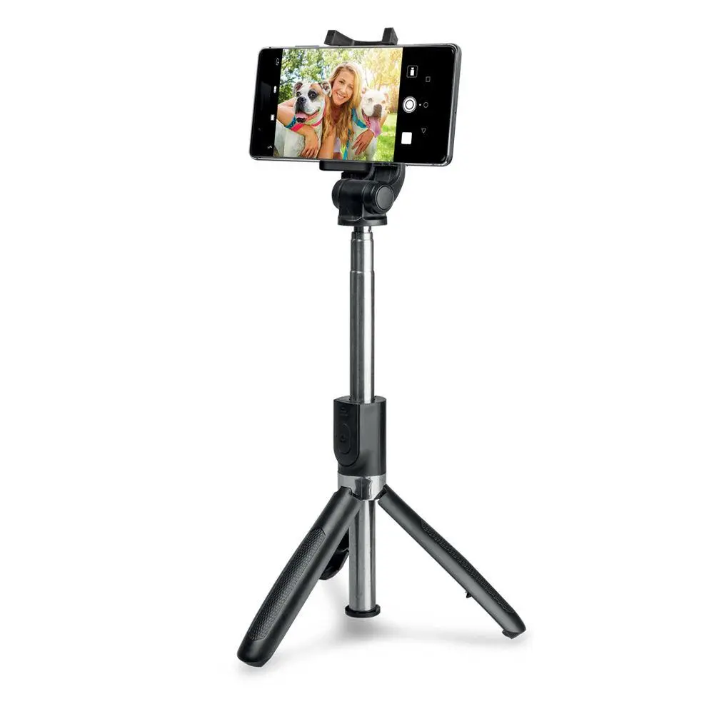 Selfie stick Reinston ESS007 Tripod Czarny z pilotem