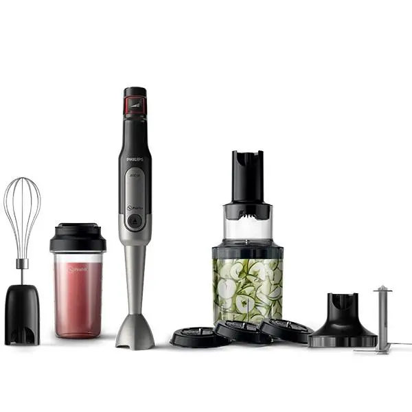 Blender Philips Zoodler HR2657/90 800W Rozdrabniacz Spiralizer Końcówka do ubijania