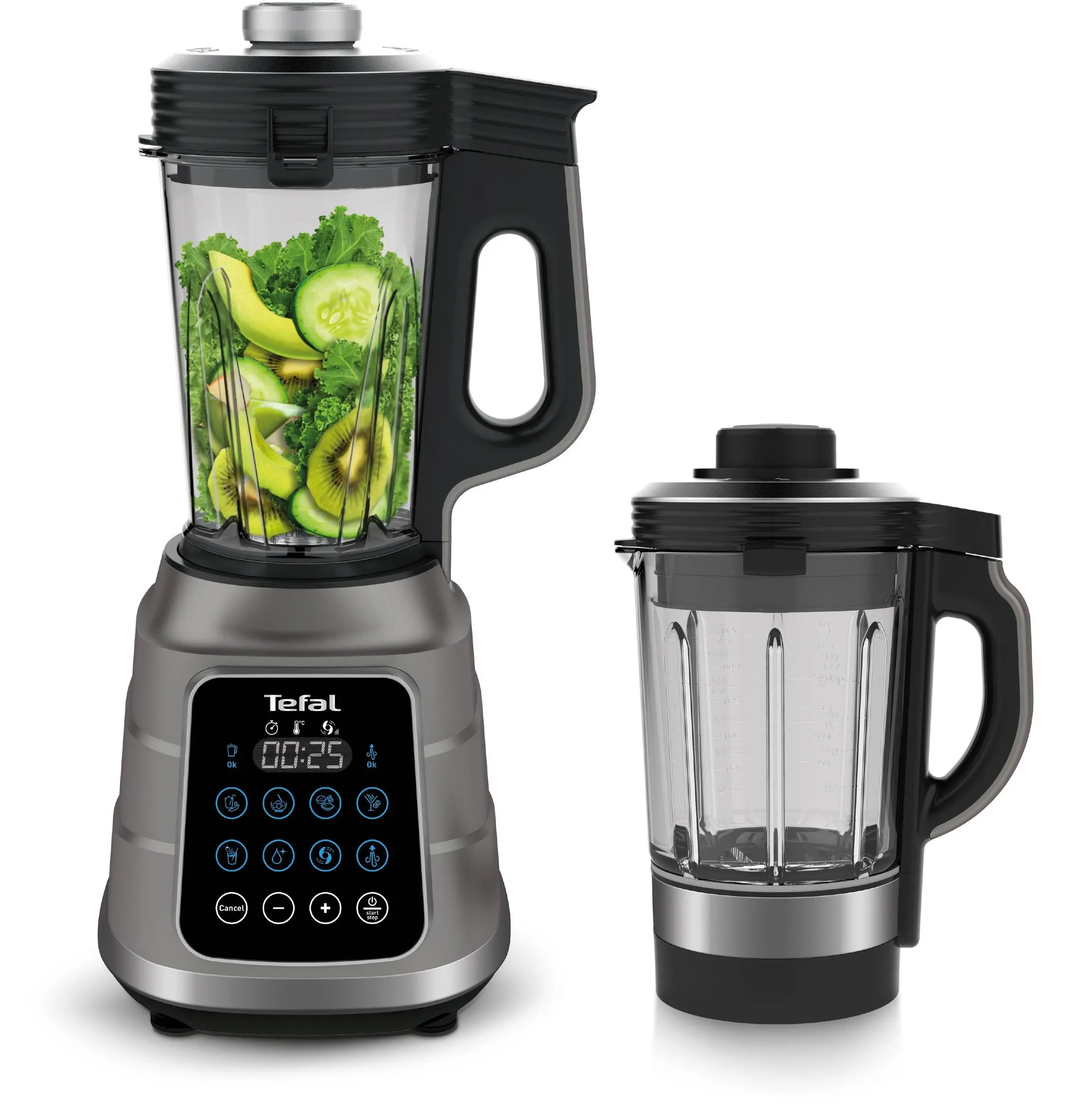 Blender kielichowy Tefal Ultrablend Boost Vacuum BL985A31 2l 2 kielichy