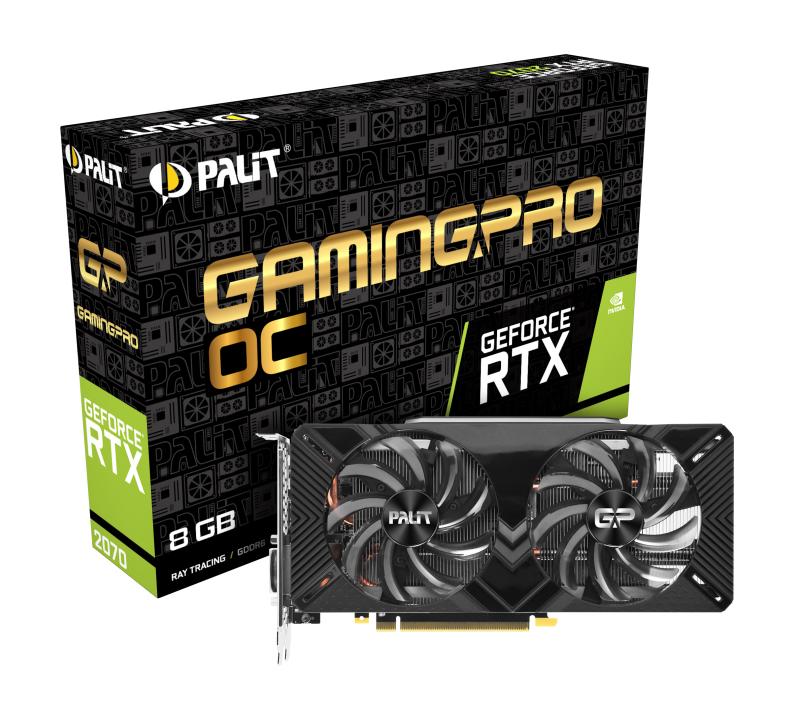 PALIT RTX 2070 GAMINGPRO 8G 動作確認済み Palit GeForce RTX 2070 GamingPro OC GDDR6 8GB 256bit