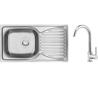 Deante ZENB0113 Chrom + bateria Chrom - DRUGI -30%, ALBO 5-TY ZA 1ZŁ - Kup na Raty - RRSO 0%