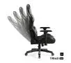 Fotel Diablo Chairs X-Ray 2.0 King Size Gamingowy do 160kg Skóra ECO Czarno-szary