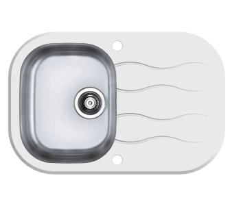 Zlewozmywak Alveus Wave 20 1102729 (biały)
