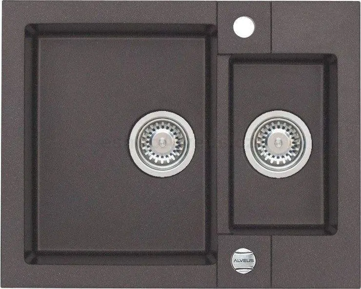 Zlewozmywak Alveus Rock 80 4218003 Granitowy Czekoladowy