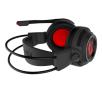 Słuchawki przewodowe z mikrofonem MSI DS502 Nauszne Czarno-czerwony