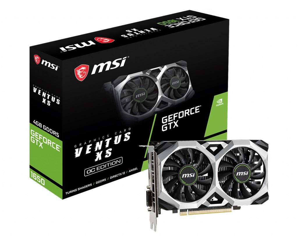Karta graficzna MSI GeForce GTX 1650 VENTUS XS OC 4GB GDDR5 128bit