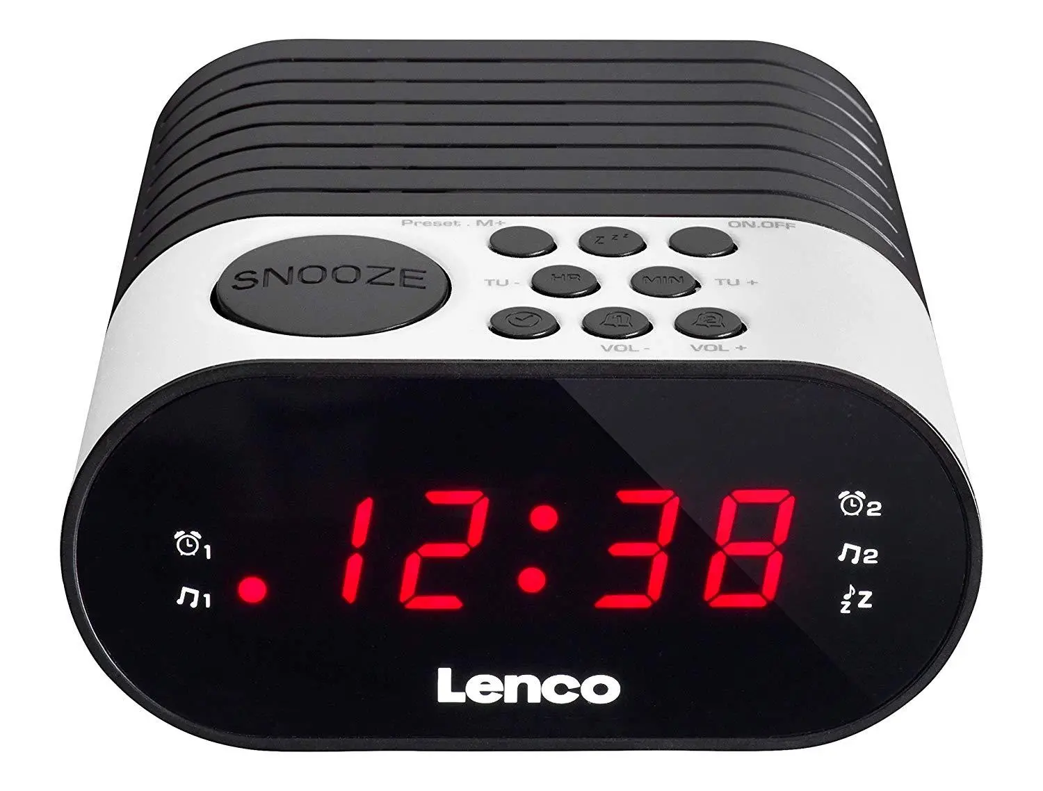 Radiobudzik Lenco CR-07 Biały