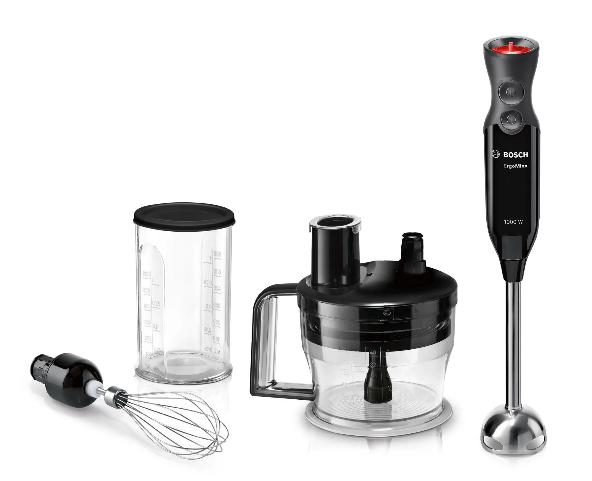 Blender Bosch ErgoMixx MS62B6190 1000W Malakser Końcówka do ubijania