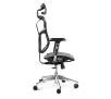 Fotel Diablo Chairs V-Basic Normal Size Biurowy do 150kg Tkanina Czarno-szary