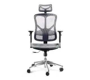 Diablo Chairs V-Basic Normal Size Biurowy do 150kg Tkanina Czarno-szary - Kup na Raty - RRSO 0%