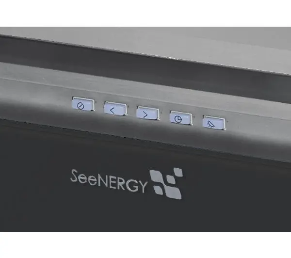 SeeNERGY Iris Incasso Vetro 56 BL Czarny - DRUGI -30%, ALBO 5-TY ZA 1ZŁ - Kup na Raty - RRSO 0%