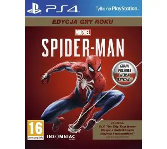 Marvel’s Spider-Man Edycja GOTY Gra na PS4 (Kompatybilna z PS5)