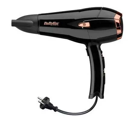 Suszarka do włosów BaByliss Cord Keeper 2000 D373E Jonizacja Dyfuzor Zimny nawiew 2000W 2 prędkości 3 temperatury