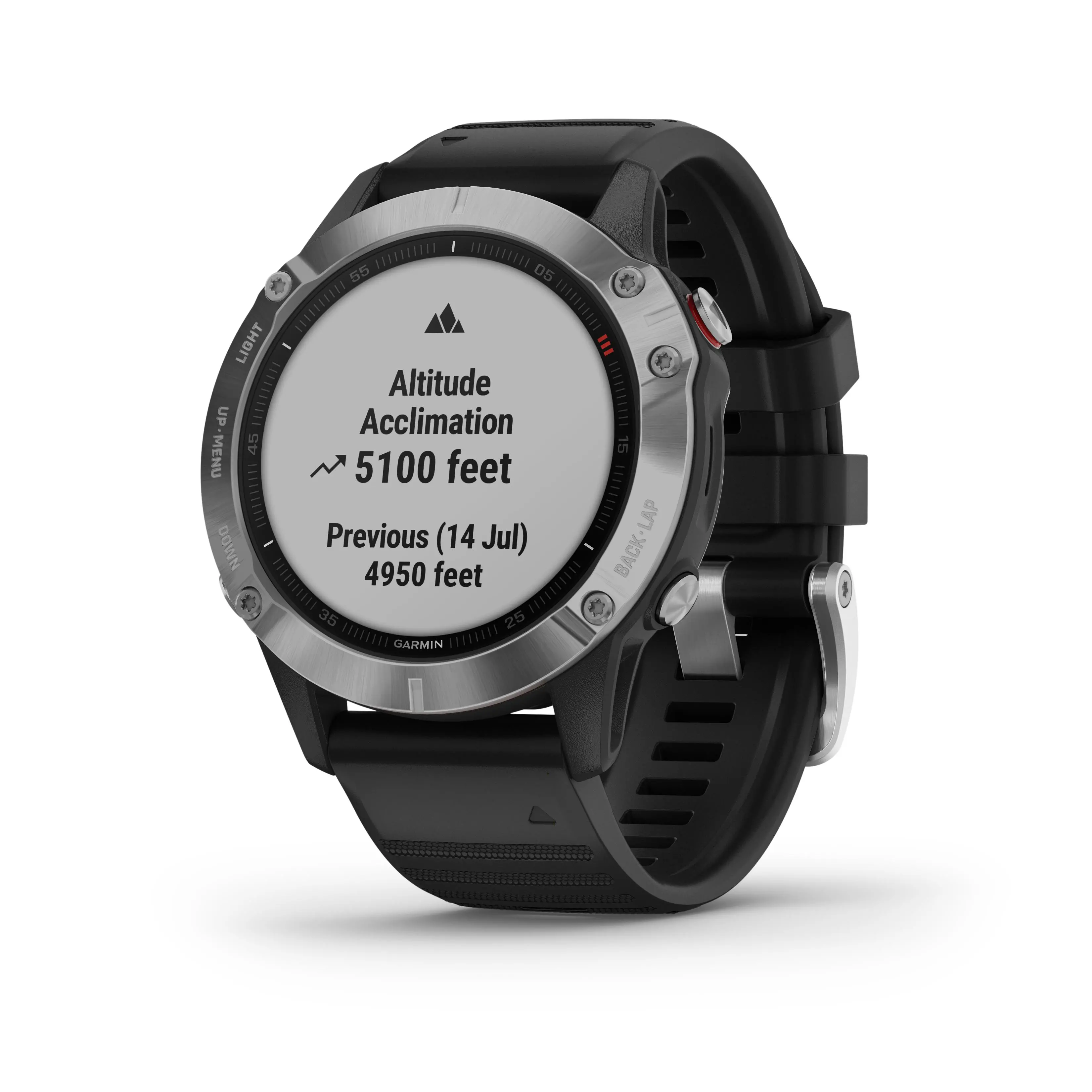 Smartwatch Garmin Fenix 6 47mm GPS Czarno-srebrny