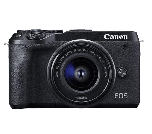 aparat z wymienną optyką Canon EOS M6 Mark II + EF-M 15-45mm IS STM