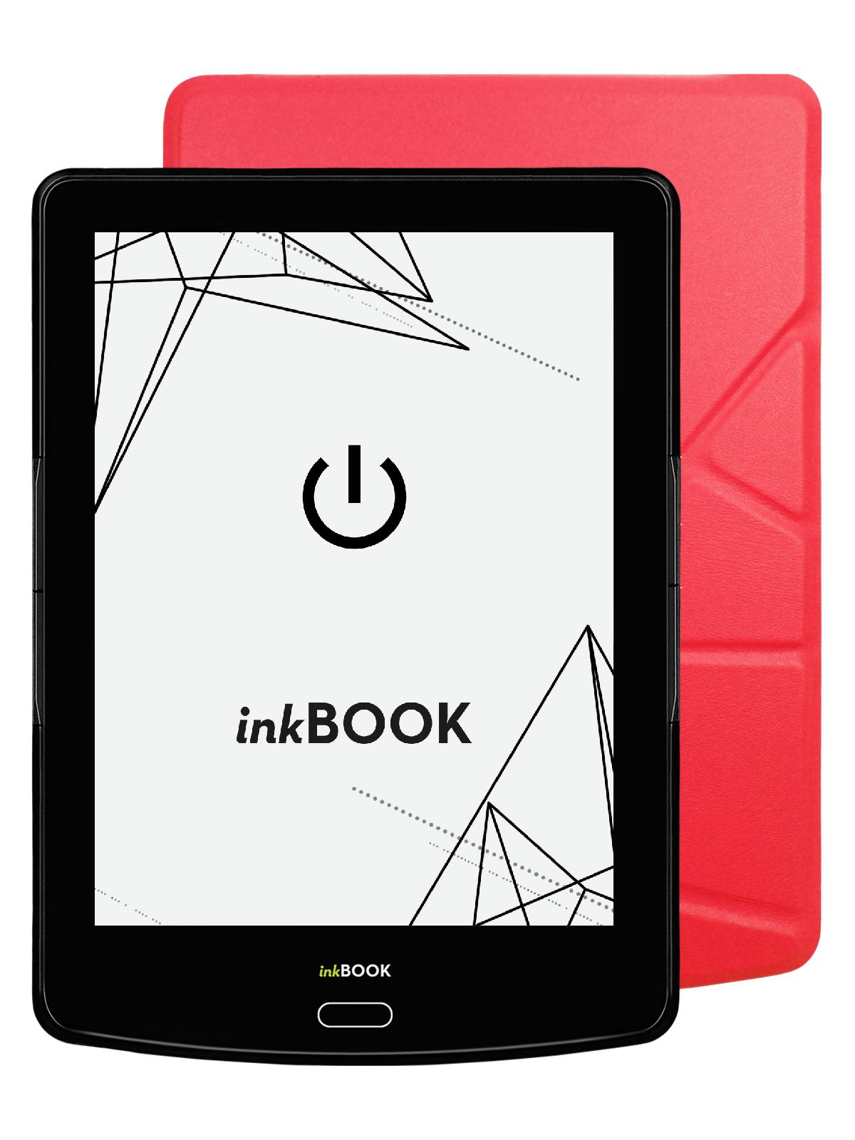 Czytnik E-booków inkBOOK Prime HD 6" + etui Yoga (czerwony)