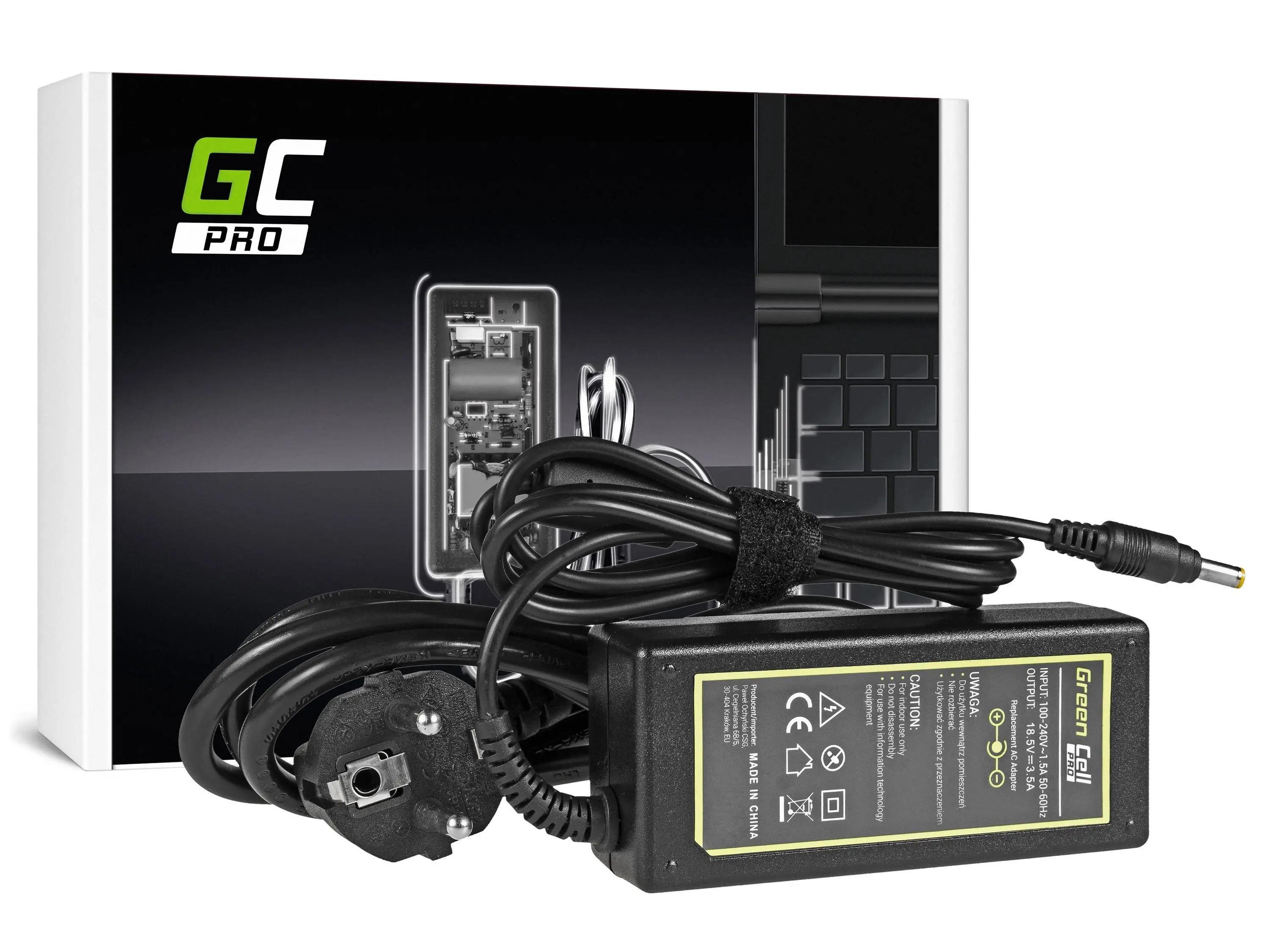 Zasilacz do laptopa Green Cell Pro AD11P HP 65W