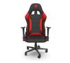 Fotel SPC Gear SR300F V2 Gamingowy do 120kg Tkanina Czerwony