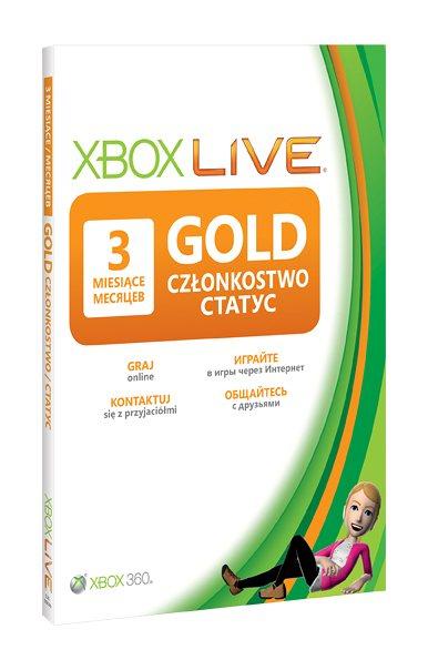 Doładowanie Xbox Live Gold Card 3 m-ce zdrapka