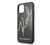 Etui Karl Lagerfeld Glitter Karl Signature KLHCN58DLKSBK do iPhone 11 Pro (czarny)