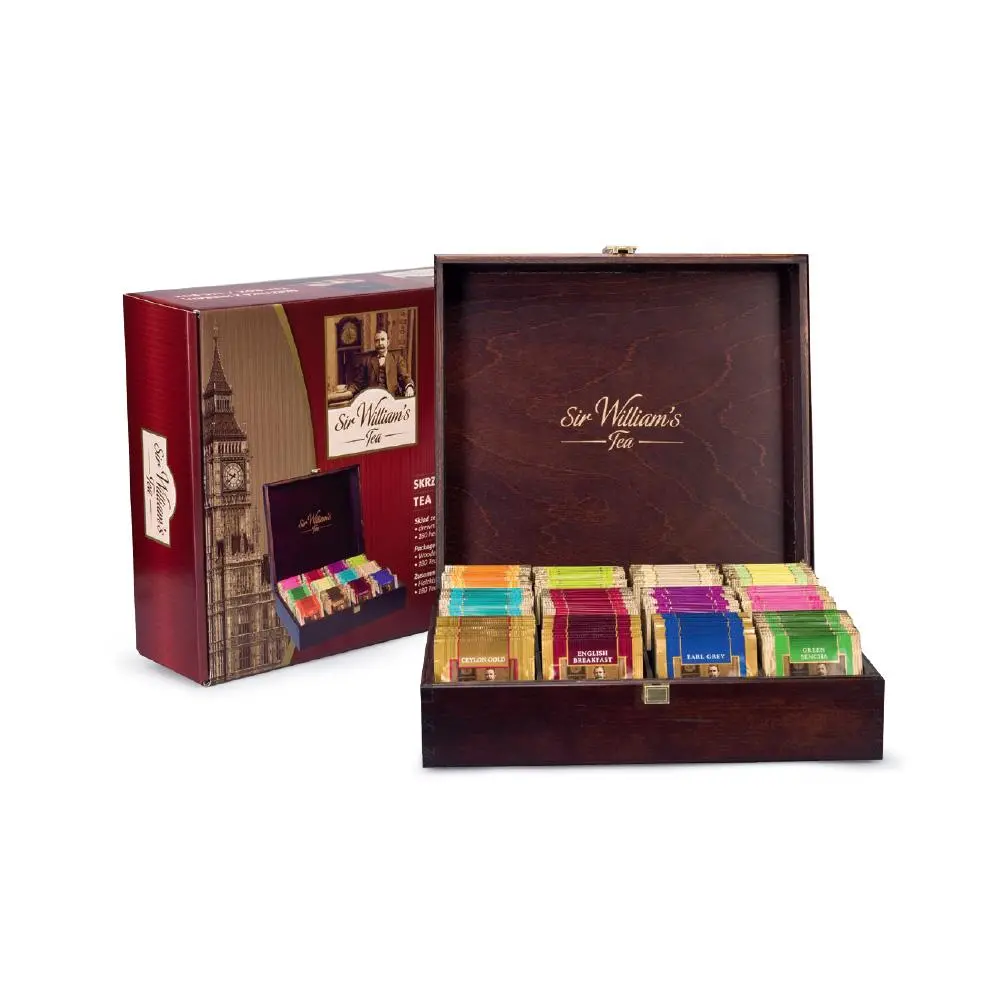 Herbata Sir Williams skrzynka z herbatą 180szt.