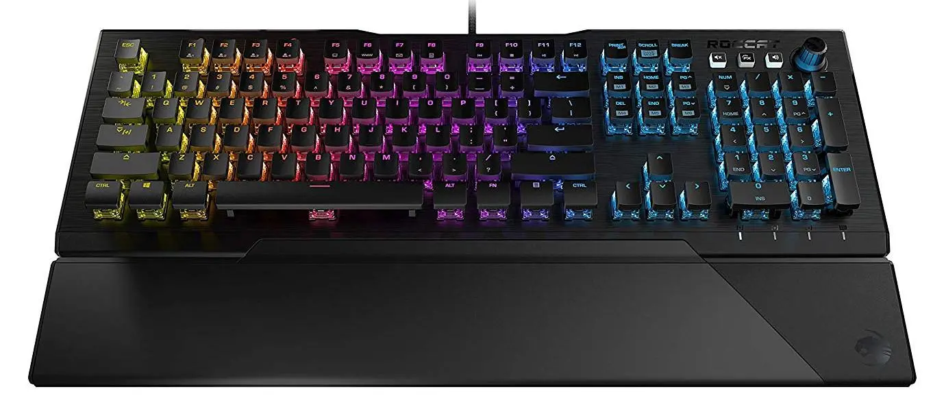 Klawiatura mechaniczna Roccat Vulcan 121 AIMO RGB Titan  Switch Tactile Czarny
