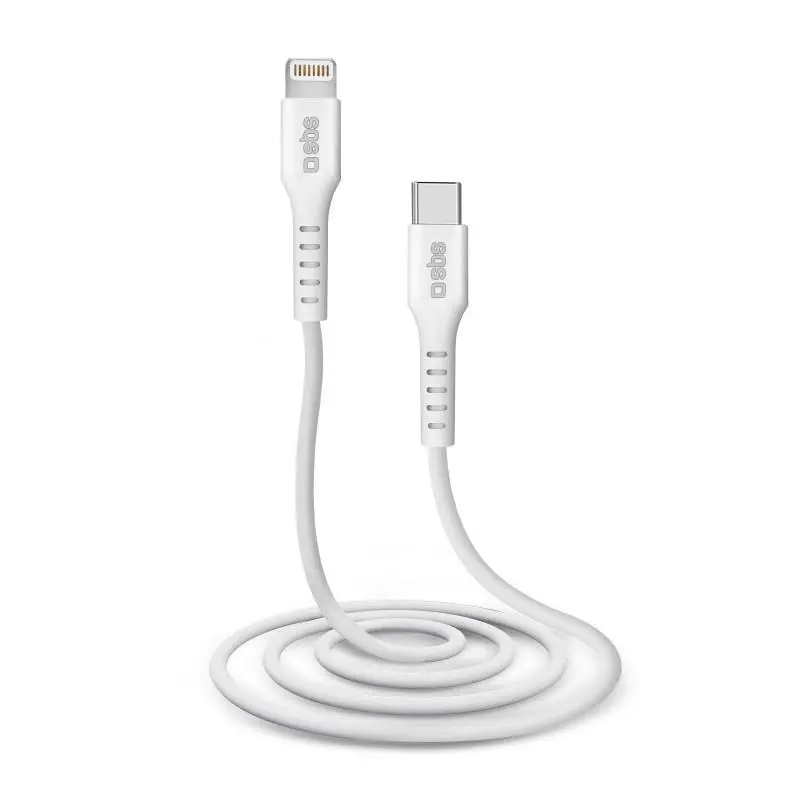 Kabel SBS USB-C do Lightning 1m Bialy