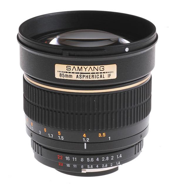 Samyang 85 mm f/1.4 IF ED MC Aspherical Canon