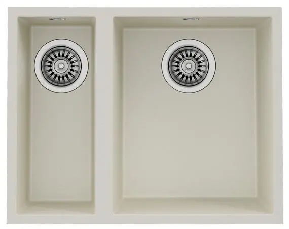 Zlewozmywak Teka SQUARE 2B 560 TG Granitowy Kremowy