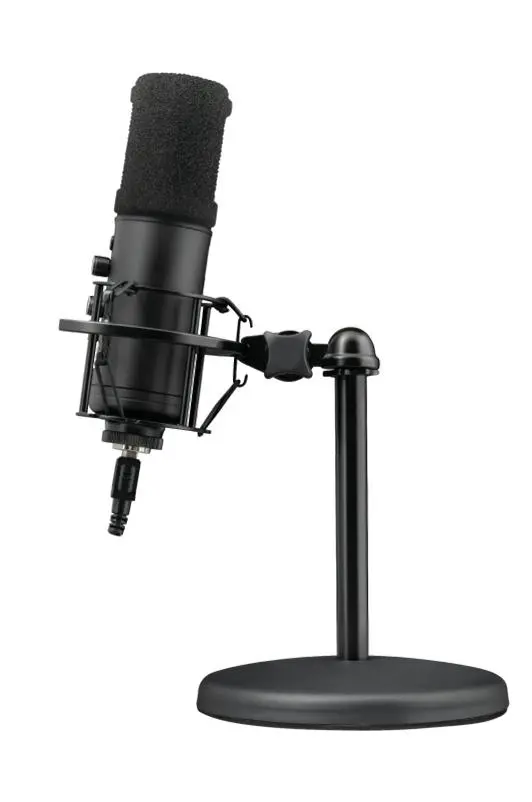 Mikrofon Trust GXT 256 Exxo 23510 Przewodowy Pojemnościowy Czarny