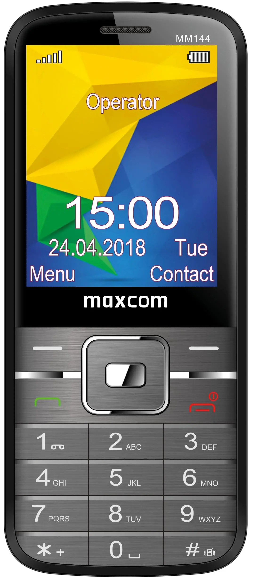 Telefon Maxcom MM144 Szary