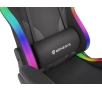 Fotel Genesis Trit 600 RGB Gamingowy do 150kg Skóra ECO Tkanina Czarny