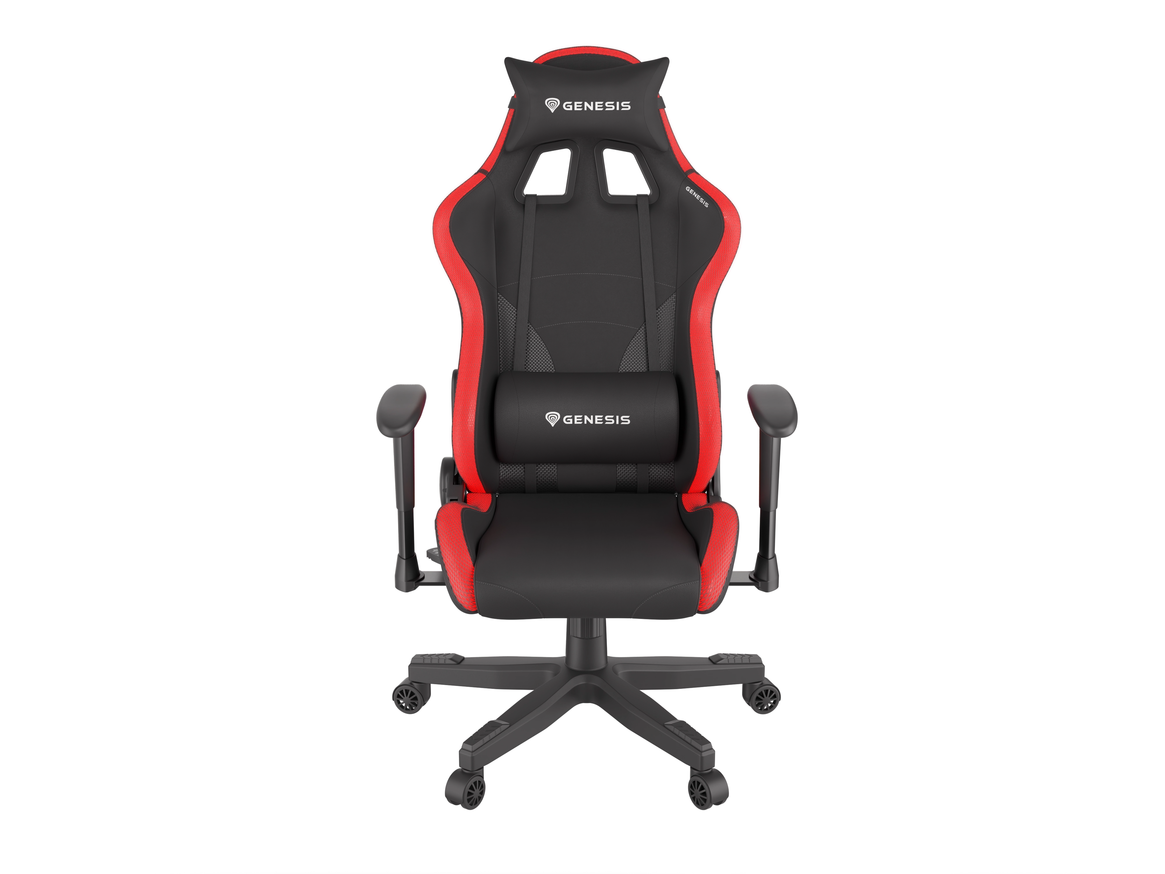 Fotel Genesis Trit 600 RGB Gamingowy do 150kg Skóra ECO Tkanina Czarny