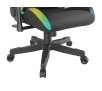 Fotel Genesis Trit 600 RGB Gamingowy do 150kg Skóra ECO Tkanina Czarny