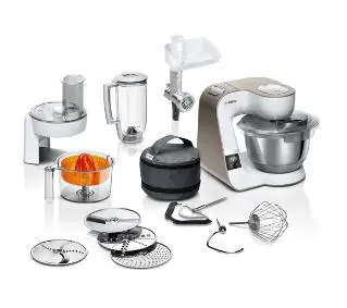 Bosch MUM5XW40 Z wbudowaną wagą Maszynką do mielenia Wyciskarką do cytrusów - ⚡ EURO HIT CENOWY! ⚡ - Kup na Raty - RRSO 0%