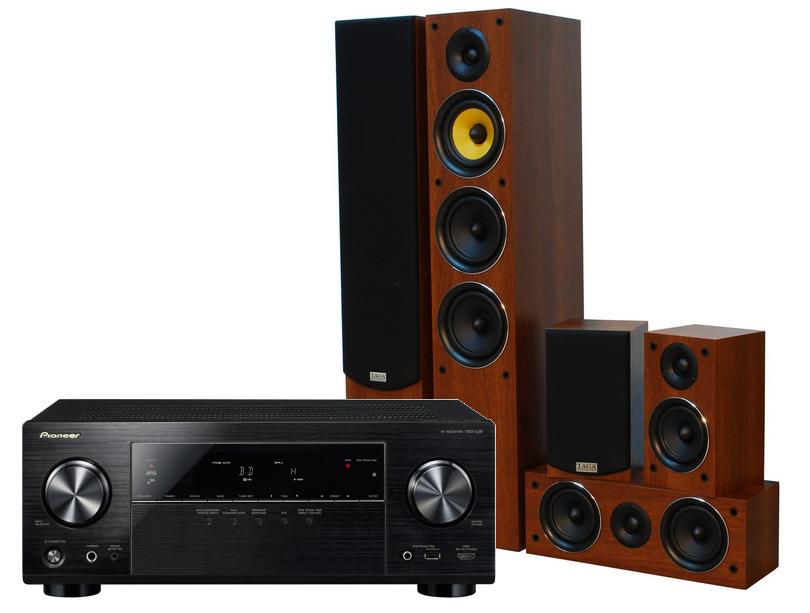Zestaw kina Pioneer VSX-528K, Taga Harmony TAV-506 v.2 (orzech)