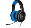 Słuchawki przewodowe z mikrofonem Corsair HS35 CA-9011196-EU Nauszne Niebieski