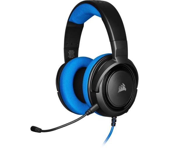 słuchawki z mikrofonem Corsair HS35 CA-9011196-EU (niebieski)