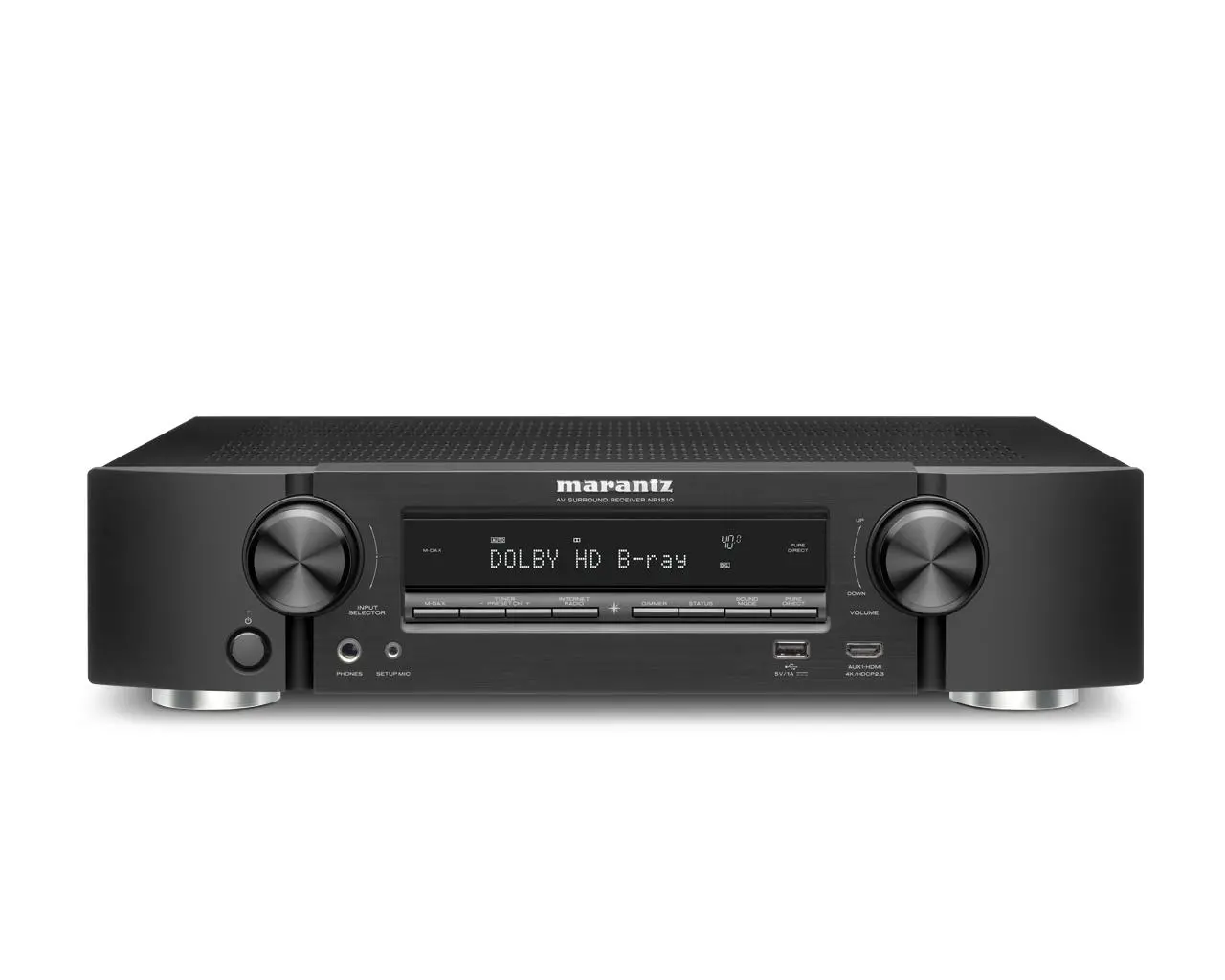 Amplituner Marantz NR1510 5.2-kanałowy Wi-Fi Bluetooth AirPlay Czarny