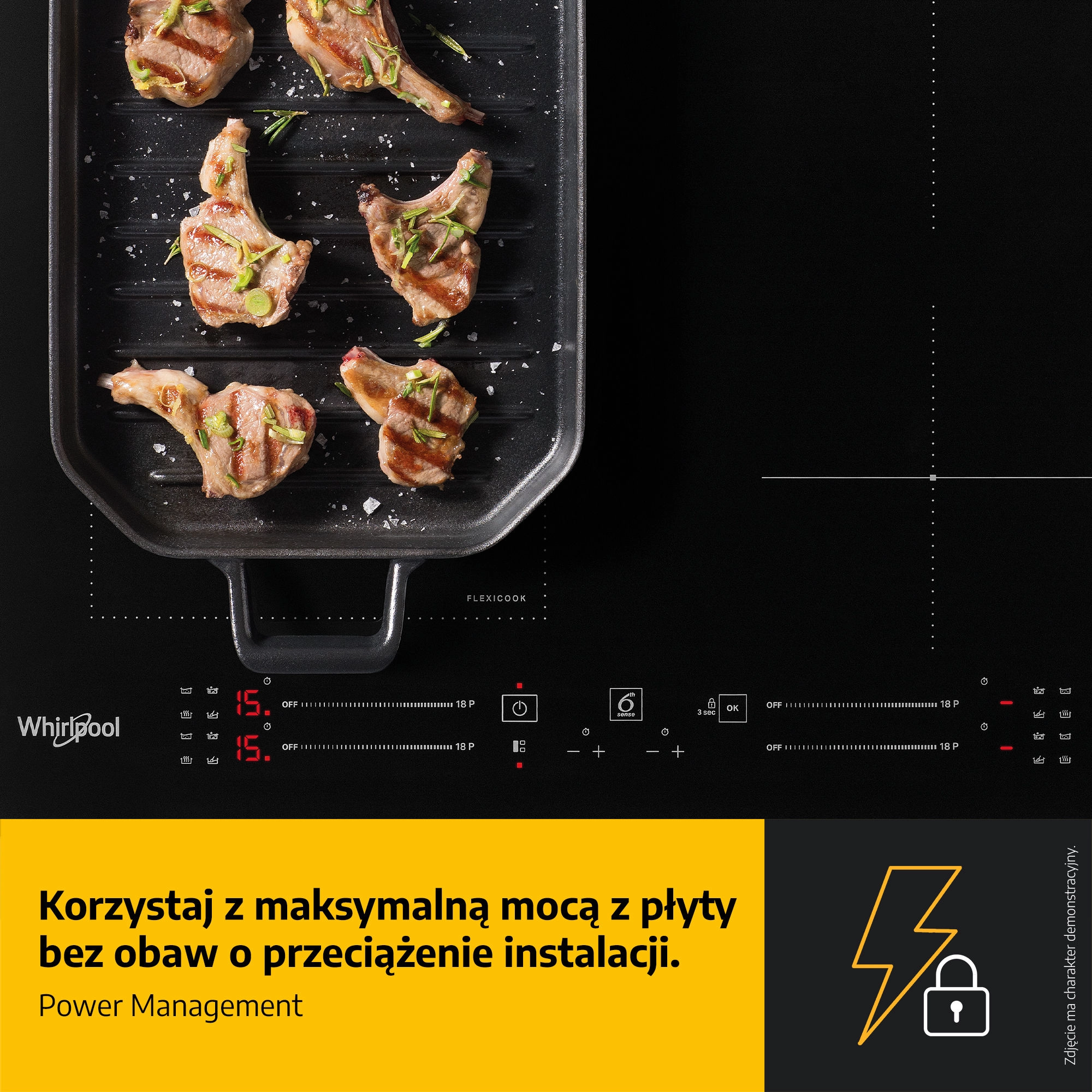Płyta indukcyjna Whirlpool WF S7560 NE ChefControl 59cm