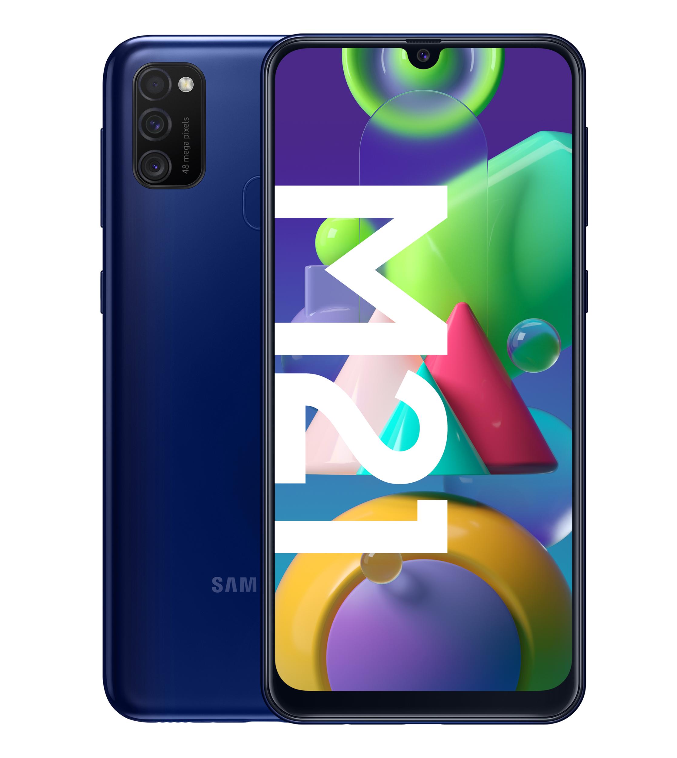 Smartfon Samsung Galaxy M21 (niebieski)
