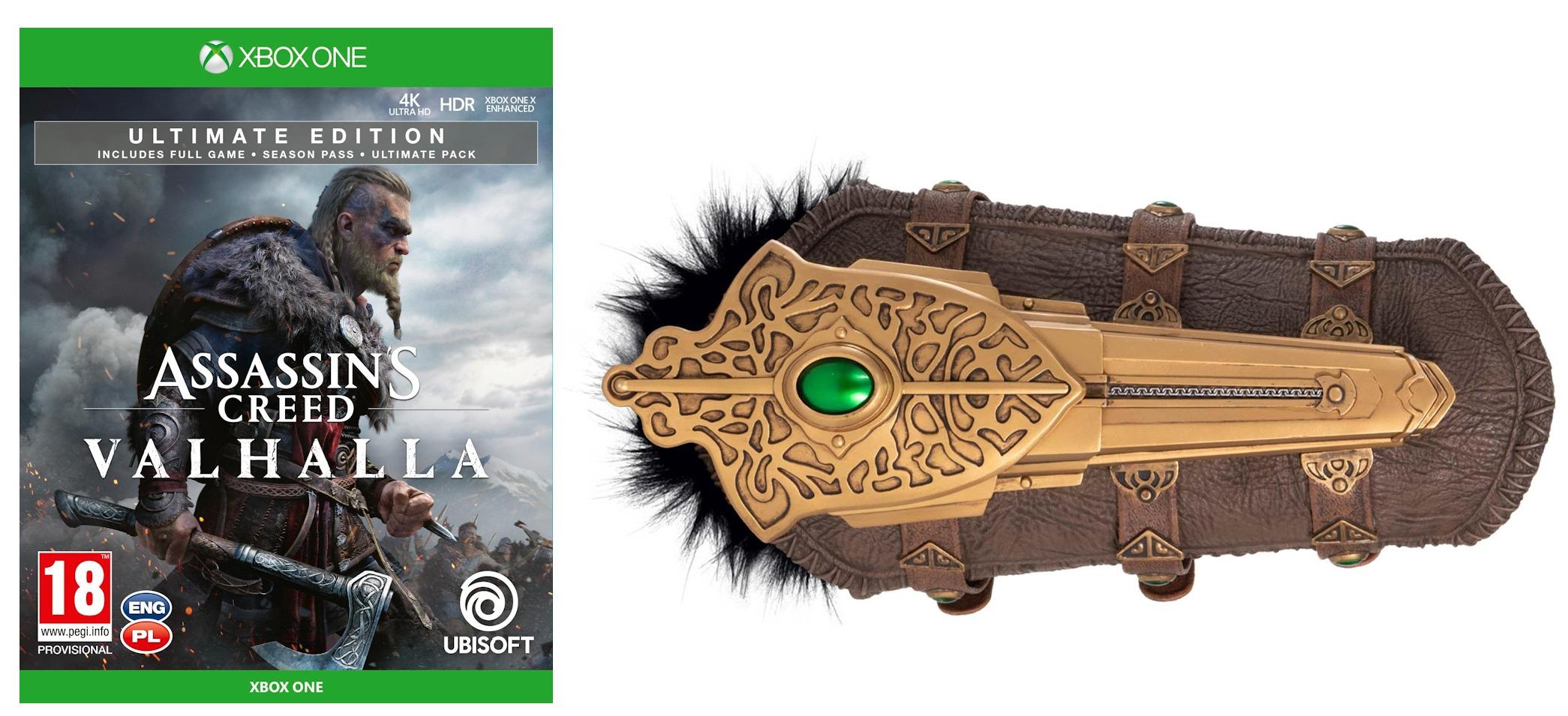 Assassin’s Creed Valhalla Edycja Ultimate + Ukryte Ostrze Eivora Gra na Xbox One (Kompatybilna z Xbox Series X)