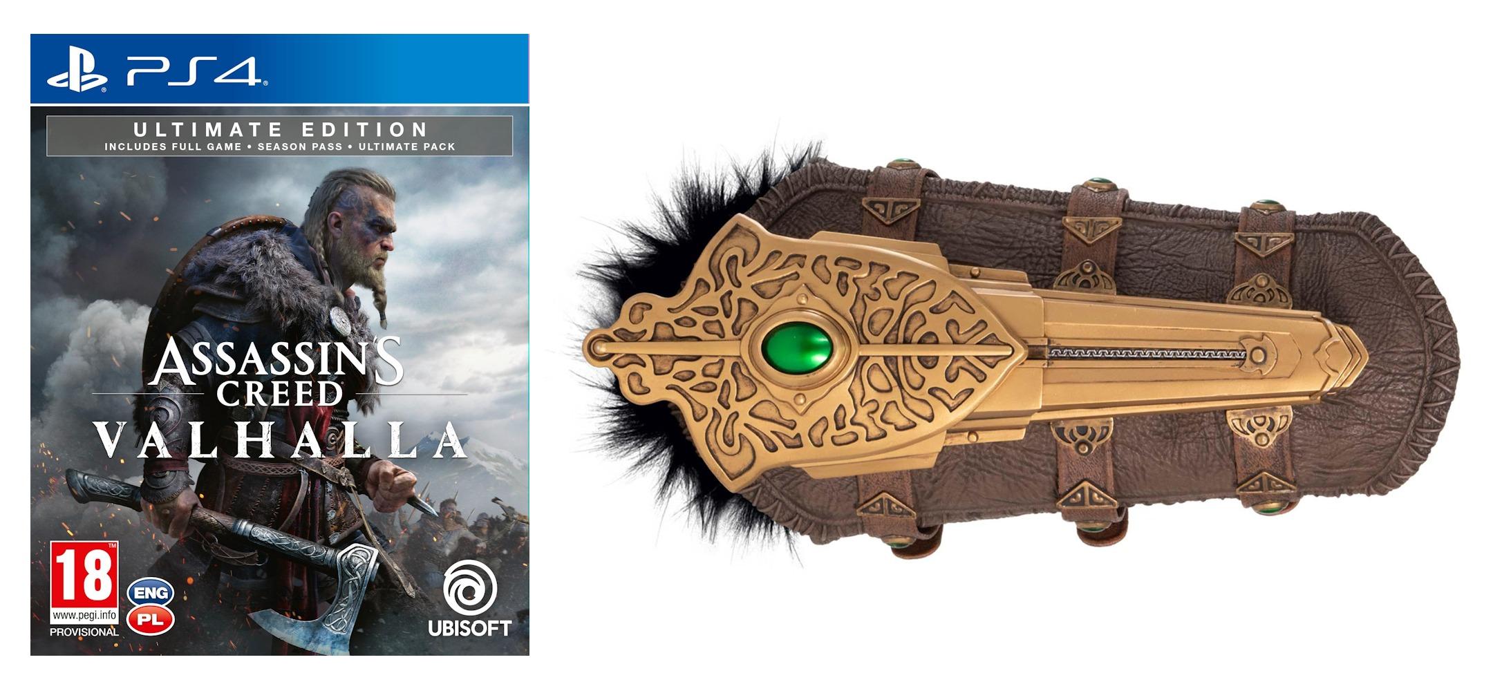 Assassin’s Creed Valhalla - Edycja Ultimate + Ukryte Ostrze Eivora - Gra na PS4 (Kompatybilna z PS5)