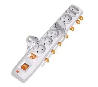 Acar P7 7 gniazd 3m Szary