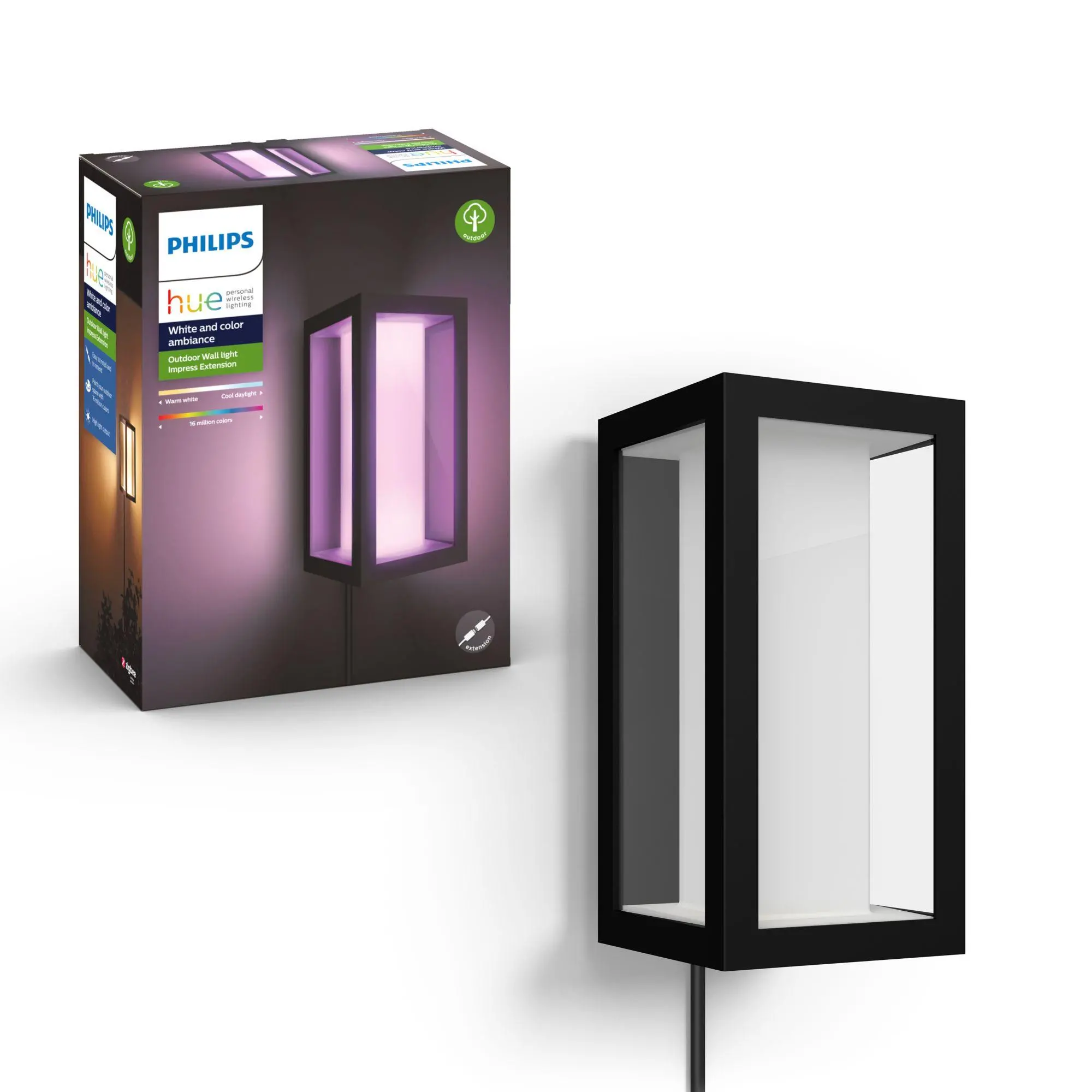 Kinkiet zewnętrzny Philips Hue White and Colour Ambiance Impress 192674